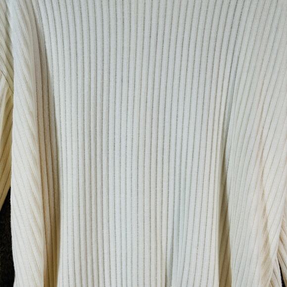 Anthropologie Maeve Vanna Cowl Neck Cream Soft Pullover L - Picture 4 of 9